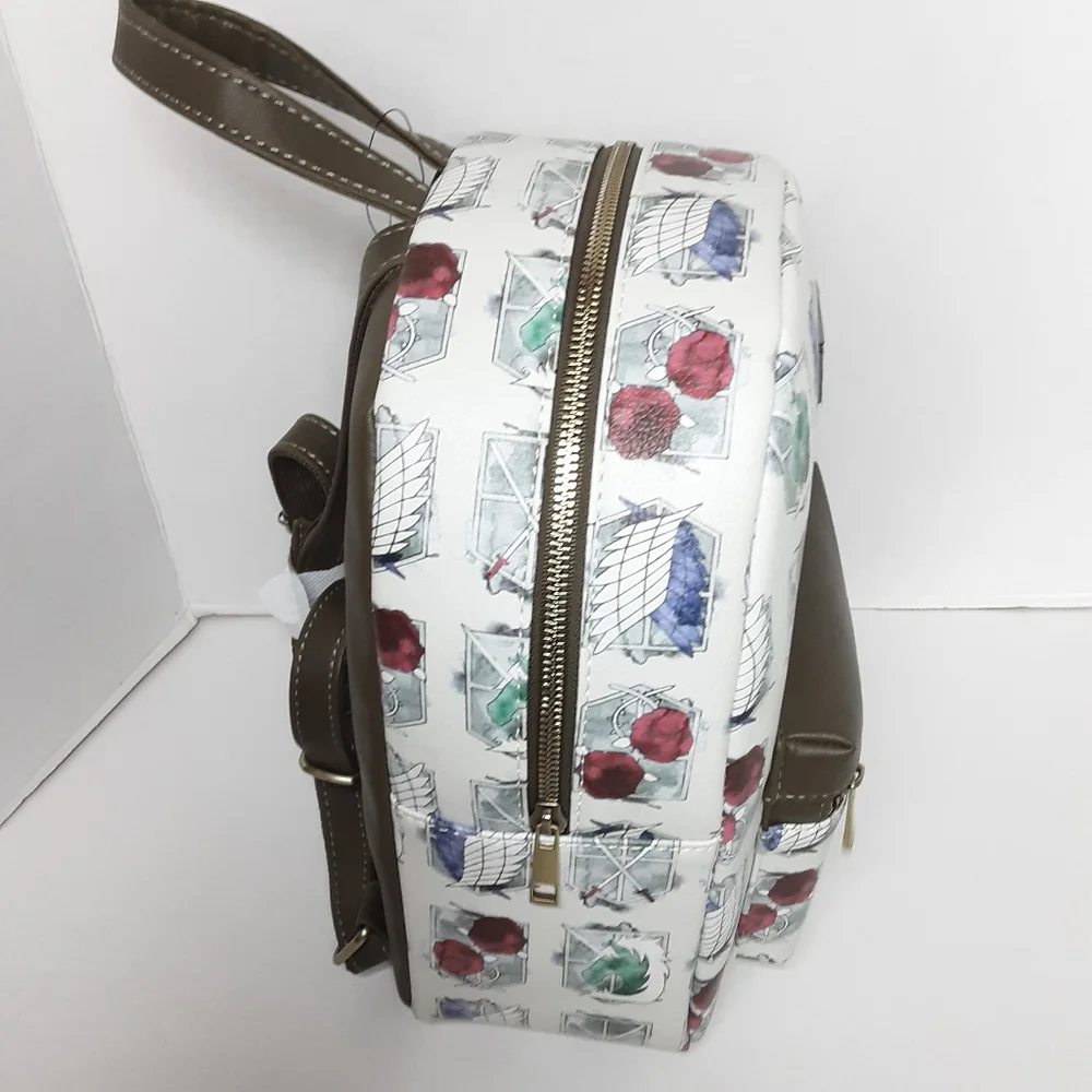 Attack On Titan Regiment Crests Mini Backpack NWT - Picture 7 of 8